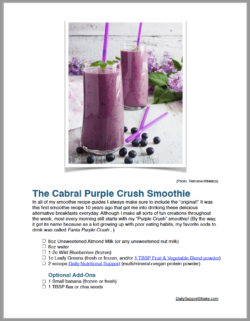 Dr. Cabral's Smoothie Recipe Guide